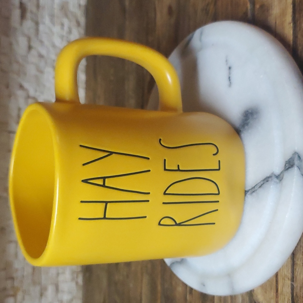 "HAY RIDES" Rae Dunn Mug